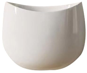 YYUINU Bathroom Sink Corner, Wall-Mounted Sink Corner, Ceramic Washbasin for Home Use, White,49x40x39cm
