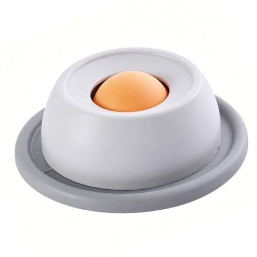 Denash Ciotola per Cani con Alimentazione Lenta per Dolcetti Liquidi, Tappetino da Leccare Antiscivolo per Gatti, Dispenser a Sfera per Brodo di Ossa, Yogurt, Cibo Umido, Piatto Giocattolo da (GRAY)