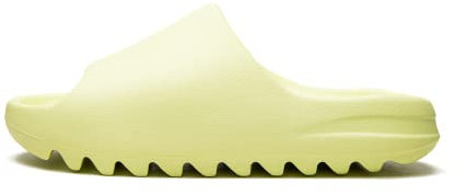 adidas Mens Yeezy Slide Athletic Sandals Casual - Green, Glow Green, 12