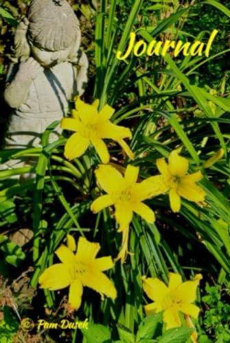 Journal with Yellow Daylilies on Cover 6x9: Interior Pages Decorated with Light Floral Accent