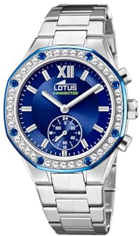 LOTUS Montre pour Femme 18924/2 Connected Boîtier en Acier Inoxydable Gris Bracelet en Acier Inoxydable Gris