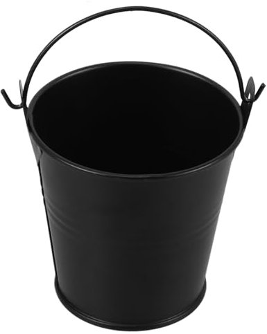 TOYANDONA Seau à Graisse pour Barbecue Métal Seau De Huile Portable Accessoire De Cuisson Extérieur Compacte Résistant Aux Températures Élevées Facile à Nettoyer