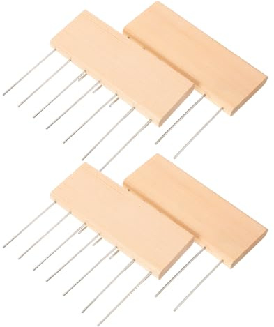 IWOWHERO Ensemble De 4 Outils pour Peinture À L'Éau Accessoires pour Artistes Outils De Texture Kaki