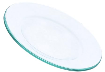 LIFKOME Plato Calentador de Cera Transparente 8 CM Placa para Quemador de Aceites Esenciales Repuesto para Lámparas de Aromaterapia Hogar Accesorio para Fragancias