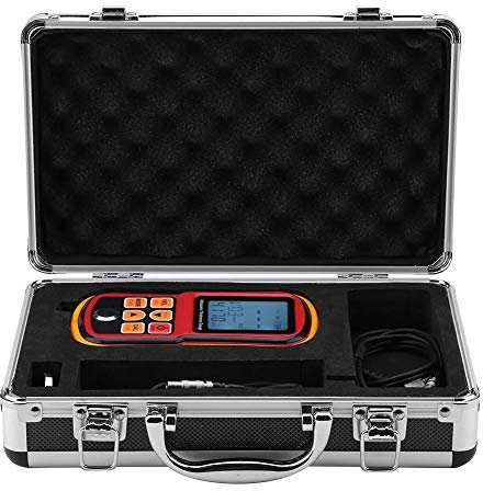 Ultrasonic Thickness Gauge, GM130 Digital Ultrasonic Thickness Gauge 1-300mm Steel Width Testing Monitor, Coupling status indication