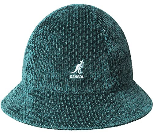 Kangol Velour Slub Casual Hut Glockenhut Stoffhut Cordhut Damen/Herren - Winter Herbst-Winter - S (54-55 cm) Petrol