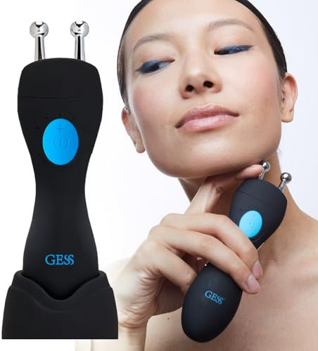 GESS MT Microcurrent Device for face Lifting, Anti Aging EMS Facial Device, Radio Frequency, jaw Tightening, Skin Tightening Facial Care Device, Facial Massager Against Wrinkles, Battery Operated
