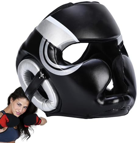 Protectores de Cabeza de Boxeo - Protector de Cara Completa de Boxeo, Casco de protección Integral para Deportes | Cascos De Boxeadores para Adultos Kickboxing, Sparring, Artes Marciales, Karate