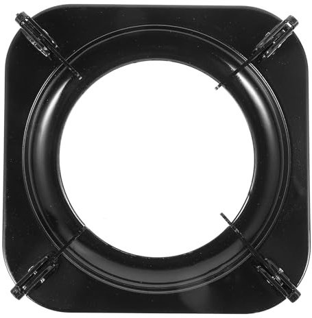 ARTIBETTER Support Antidérapant pour Cuisinière à Gaz en Métal Noir Robuste Taille 1 Accessoire de Brûleur pour Économiser Énergie et Améliorer la Stabilité des Casseroles