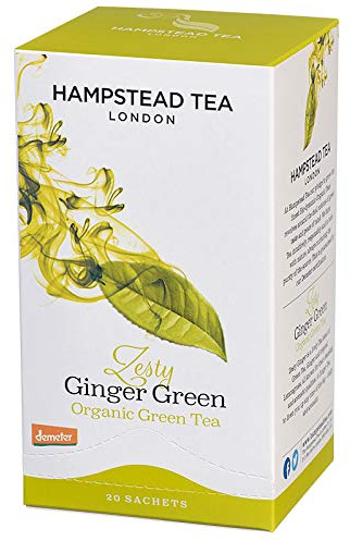 HAMPSTEAD TEA - GRÜNER TEE ZESTY GINGER GRÜN