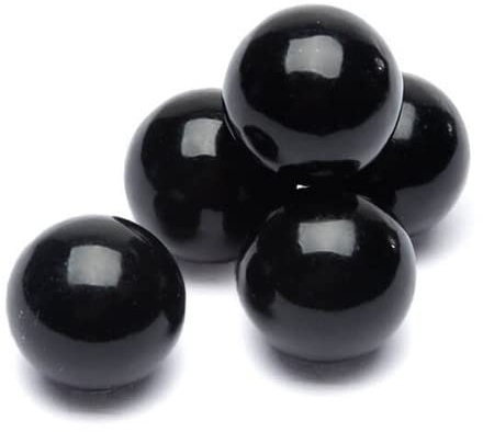 500 Counts X 0.43 Cal. Black PVC/Nylon Riot Balls Self Defense Less Lethal Practice Paintball