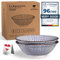 Urban Lifestyle Ciotola per ramen in porcellana da 0,8-1,0 l Set di 2 scodelle per zuppa 1300 ℃ Insalatiera da 20 cm - insalatiera ceramica, batitie ciotole, bowl poke (Tokusa)