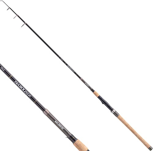 Balzer Telerute Diabolo Fury Tele 100 - Profi Kohlefaser Spinnrute & Karpfenrute (3,00 m)