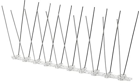 MAILEKT Taubenabwehr Spikes, Vogelabwehr Spikes, Pigeon Spikes Balkon, Taubenabwehr Balkon - Gut geeignet gegen Vögel, Krähen, Spatzen und Spechte - Taubenschutz Balkon, Dach und Fensterbank - 2.5m