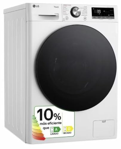 LG Machine à laver - Sèche-linge F4DR7011AGW 1400 tr/min 11 kg/6 kg Blanc