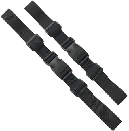 Siliget Backpack Chest Strap, Adjustable Backpack Chest Strap & Waist Belt Set with Quick Release Buckle, Backpack Replacement Straps for Hiking Jogging - Black