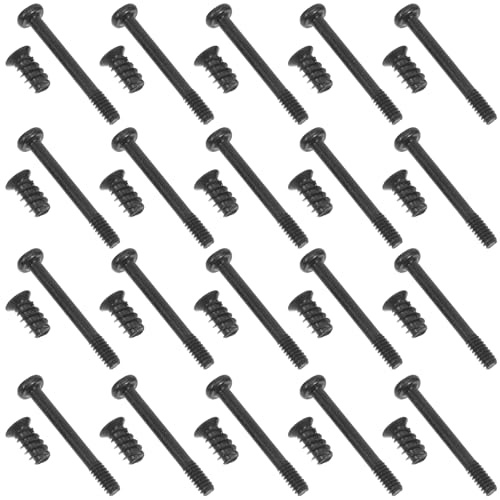 UKCOCO Case Fan Screw Set 60Pcs Flat Head Self-Tapping Screws Including Long and Short Screws for Pc Chassis Cooling Fans Assembly and Repairs