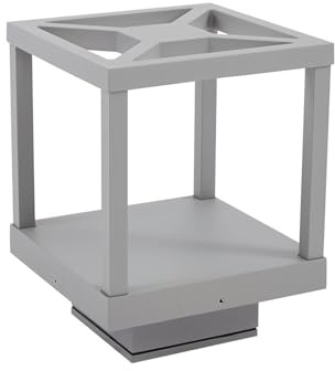 Lucande LED utomhu Lealan (stänksäker (modern) i aluminium (1 låga, ) – vägbelysning pollerlampa väglampa ba