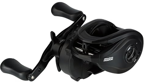 Abu Garcia Max 5 Low Profile Baitcasting Reel | Freshwater & Saltwater Predator Casting Fishing Reel | Power Stack Carbon Drag | Graphite Body | 5.3:1 Gear Ratio | 4000 | Left Hand