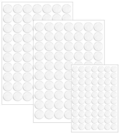 210 Pieces Double Sided Sticky Pads, 20 mm,10mm Traceless Removable sticky dots double sided Round Adhesive Multipurpose Heavy Duty Mounting pads Tape for Wood Wall Plastic weddding Balloon decoration