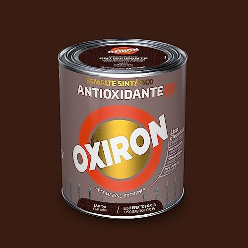 Oxiron Esmalte Antioxidante Liso Efecto Forja Marrón 750 ml
