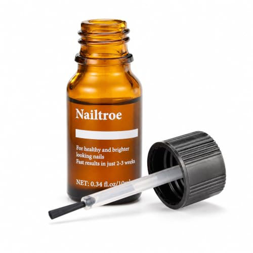 Nailtroe Líquido Purificante para Hongos Uñas Pies | Cuidado de Alta Protección para Uñas Dañadas, Fragiles o Amarillentas 10ml | Con Pincel Aplicador