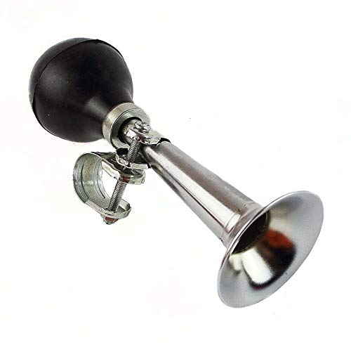Sonnette de vélo Glocke Sonnette de vélo Klaxon de vélo Hupe (Metall1-argent)