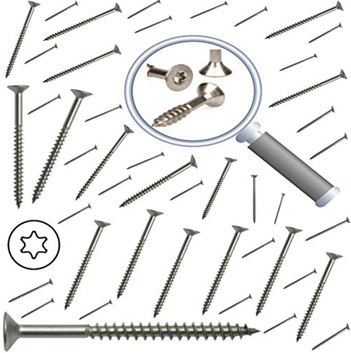 Vis Terrasse INOX A4 Bois Torx GAMME PRO (5x80mm Lot de 100)