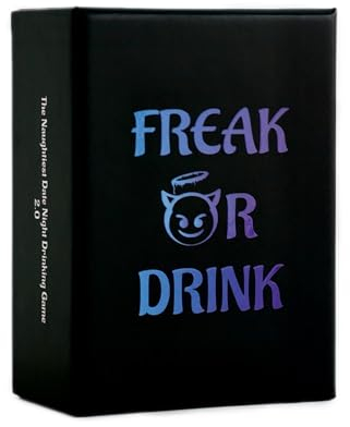 Freak Or Drink - 2.0 Pärchen-Edition, das verrückteste Trinkspiel, perfekt für Verabredungen, Geburtstage und Jubiläen, Valentinstagsgeschenke, Paar-Geschenke, Paarspiele