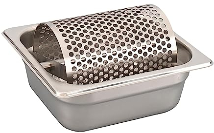 MagiDeal Butterroller aus Edelstahl, professionelle, Glatte, tragbare Küchenhelfer, langlebiger Butterapplikator für den Käsegrill zu Hause im Freien