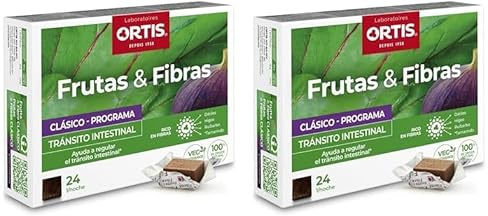 ORTIS - FRUTAS & FIBRAS CLÁSICO 24 cubos (Paquete de 2)