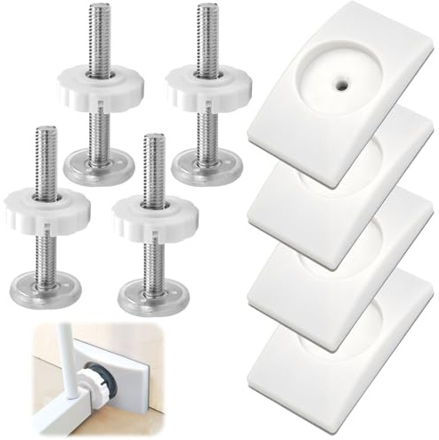 4 Stück Druckschrauben für Kindergitter, M10*80mm Baby Gate Pressure Screws,Treppenschutzgitter Verlängerung, Kindergitter Tür Ohne Bohren, Klemmschraube für KindersicherungTreppengitter Kindergitter