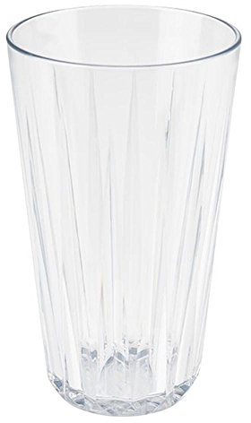 APS 10502 Trinkbecher -CRYSTAL- Hochwertiges Tritan Kunststoff Trinkglas mit 0,5 Liter, BPA frei, stapelbar, bruchfestes Mehrweg-Glas, wiederverwendbar und spülmaschinenfest, 500 ml, crystal clear