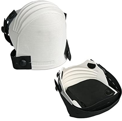 Karl Dahm Genouillères, blanches, 1 Paire I Coussins pour les Genoux Souples et Robustes pour Soulager les Genoux I Certifiées Norme DIN EN 14404 I Protection Genoux Idéale pour les Carreleurs – 10211