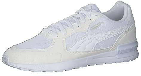 PUMA Unisex Graviton Turnschuhe, Puma White Puma White Gray Violet, 41 EU