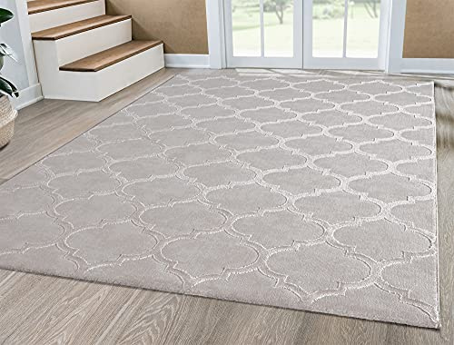Mia's mattor Anna vardagsrumsmatta, kort lugg, beige, 080 x 300 cm