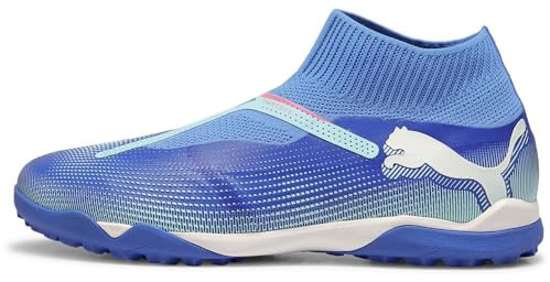 Puma Unisex Adults Future 7 Match+ LL TT Soccer Shoe, BLUEMAZING-Puma White-Electric Peppermint, 43 EU