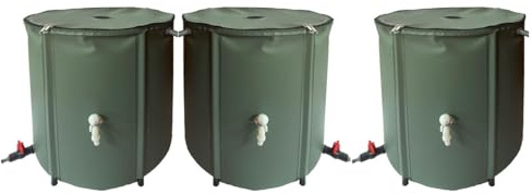 Lote de 3 recolectores de Agua de 750 L, 2250 litros