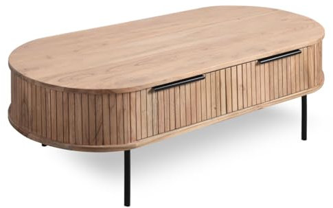 WOLF MÖBEL WOOD YOU LIKE Bronx Couchtisch 118x60 1 Schublade beidseitig