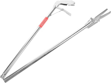 TOBBOMEY Edelstahl Schlangenclip Werkzeug Sicherer Schlangenfangclip Klappbarer Schlangenfangclip Für Schlangen Oder Andere Schädlinge