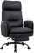 IWMH Ergonomischer Bürostuhl 227kg, XXL Kunstleder Chefsessel mit Fußstütze Schreibtischstuhl mit höhenverstellbare Kopfstütze,135° Neigefunktion,Drehstuhl Wippfunktion für Homeoffice,Gaming (Schwarz)