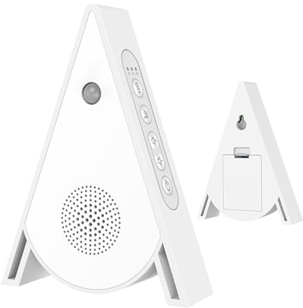 Dispositivo de sonidos de pájaros, altavoz natural activado por movimiento, altavoz inteligente portátil para hacer ruido natural, compañero de relajación para yoga, estudio, spa, baño