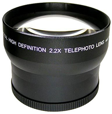 High Grade 2.2X Telephoto Conversion Lens (62mm) for Sony FDR-AX100