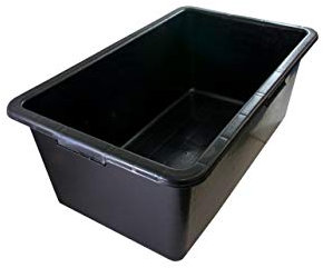 Handelskönig Mörtelwanne 60 Liter Mörtelkübel Mörteleimer Wanne 71 x 41 x 28 cm PE/PP Zementwanne Zement Wanne Baueimer