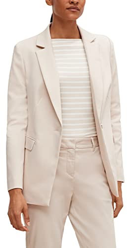 Comma Taillierter Blazer aus Baumwollmix