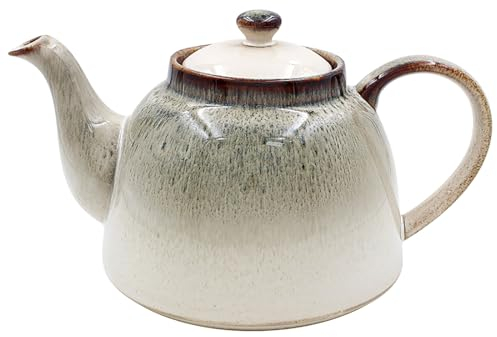 Lesser & Pavey Reactive Glaze Teapot with Lid | British Designed Teapot for Serving Hot Drinks | Exquisite Design Serveware for All Family Sizes - Elements