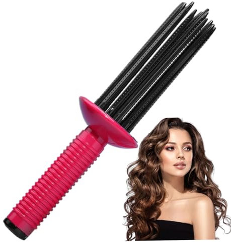 Rotolo Di Arricciacapellite 17 Denti Capelli Ricci Pettine Pettine Portatile Spazzola Arricciacapelli Resistenti Alla Definizione Del Volume Dell'Aria Di Pennello Pettina