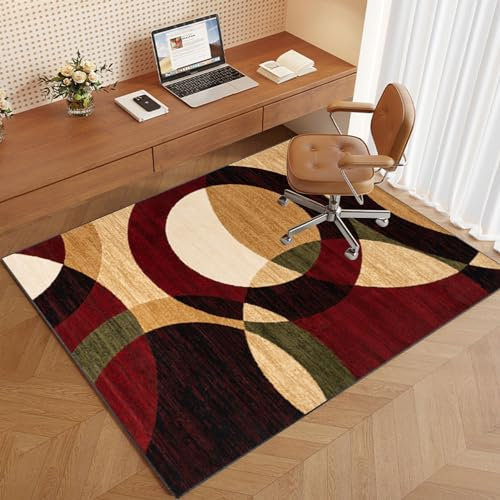 Bodenschutzmatte Bürostuhl / Gaming Teppich Stuhlunterlage / Computerstuhl Teppiche / Unterlage für Bodenschutz Büro und Zuhause / Drehstuhl Unterlage für Laminat / Parkett und Hartböden 100 x 140 cm