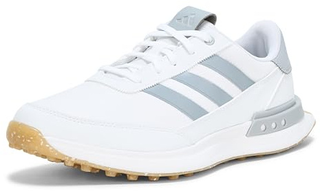 Adidas Men's S2G 24 Spikeless Shoes, Footwear White/Halo Silver/Gum 4, 9.5