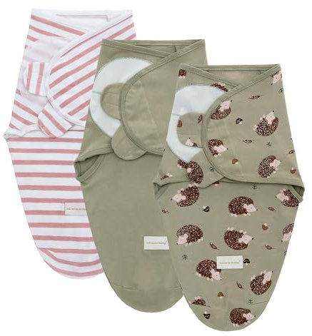 3er Pack Baby Pucktücher Pucksack Pucktuch Puckschlafsack für Junge Mädchen Unisex Neugeboren 0-3 3-6 Monate